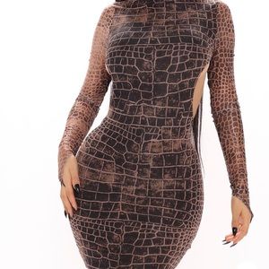 Mel mesh mini dress